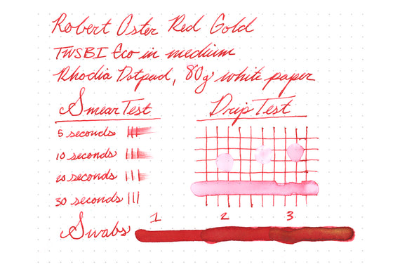 Robert Oster Red Gold - 50ml Bottled Ink