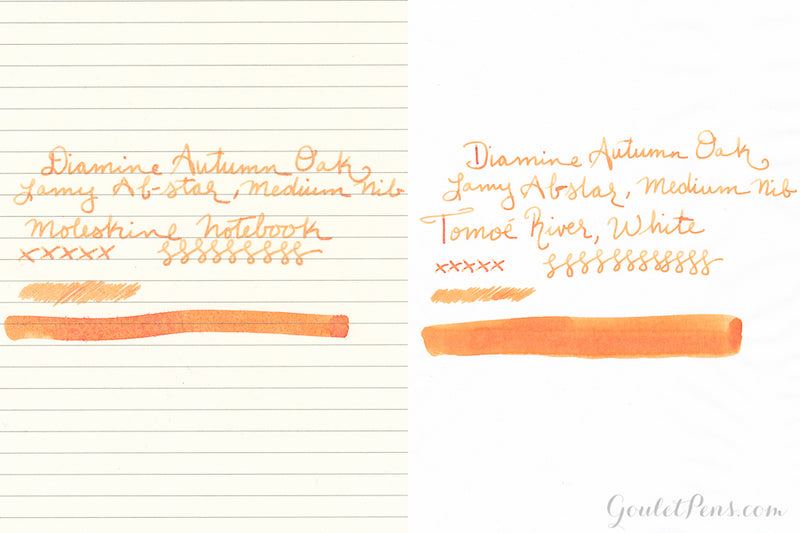 Diamine Autumn Oak - Ink Sample