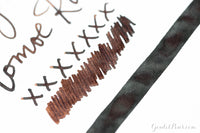 Diamine Chocolate Brown - Ink Sample