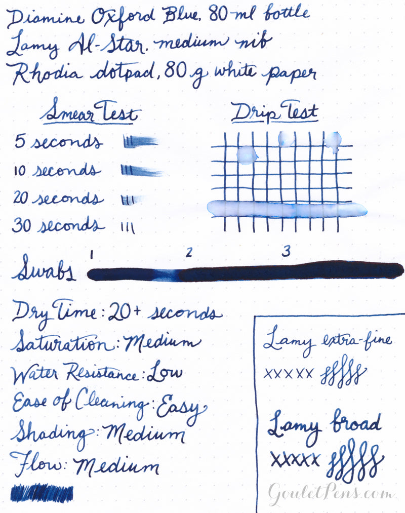 Diamine Oxford Blue - Ink Cartridges