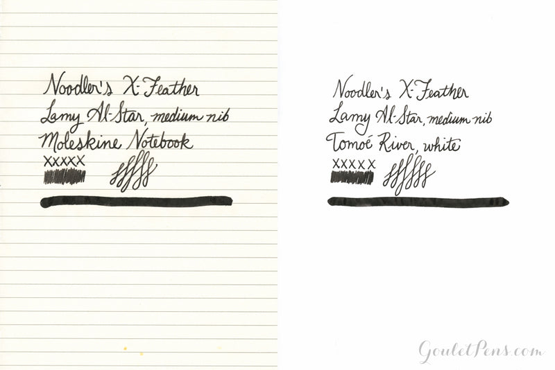 Noodler's X-Feather Black - 4.5oz Bottled Ink with Free Charlie Pen