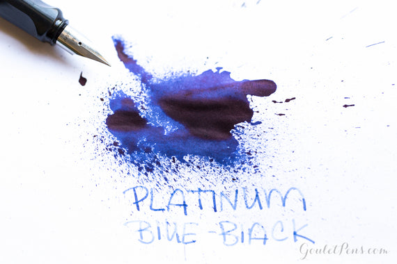 Platinum Blue Black - Ink Sample