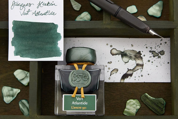 Jacques Herbin 350 Vert Atlantide - 50ml Bottled Ink