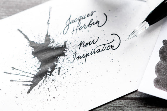 Jacques Herbin Noir Inspiration - Ink Sample (scented)