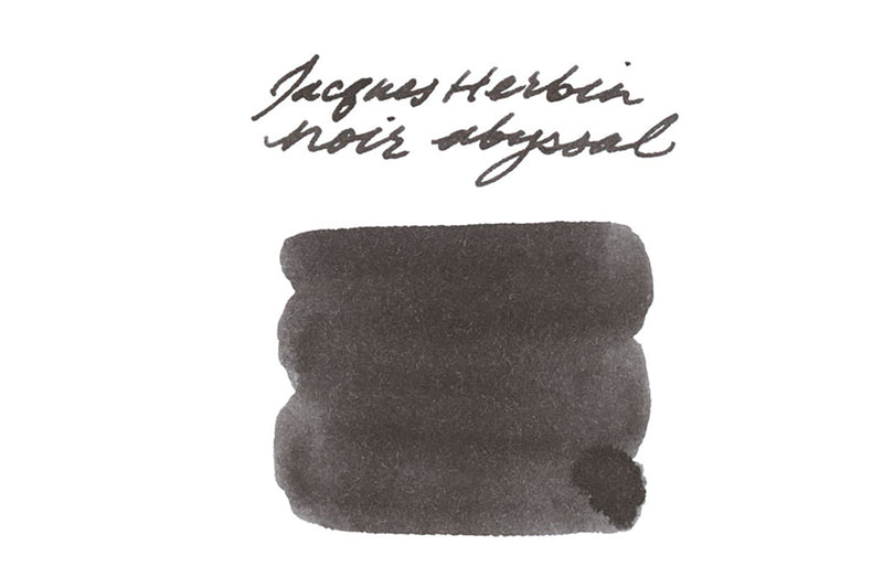 Jacques Herbin Noir Abyssal - Ink Sample