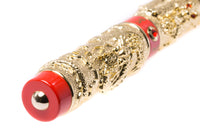 Jinhao 999 Dragon Fountain Pen - Gold/Red