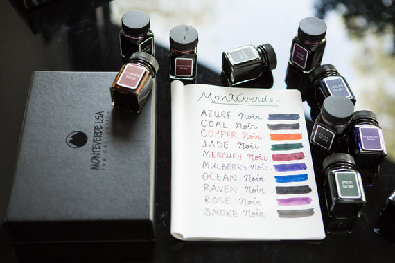 Monteverde Noir ink collection