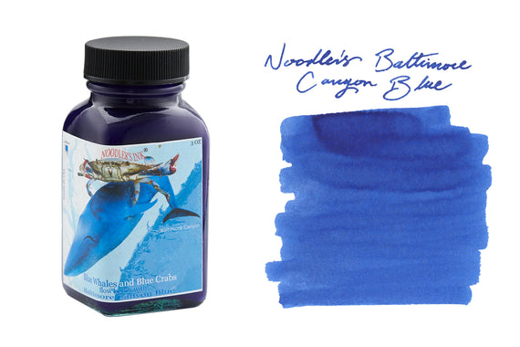 Noodler's Baltimore Canyon Blue fountain pen ink