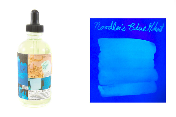 Noodler's Blue Ghost - 4.5oz Bottled Ink with Free Charlie Pen