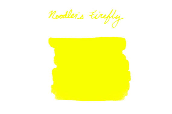 Noodler's Firefly Yellow - Ink Sample