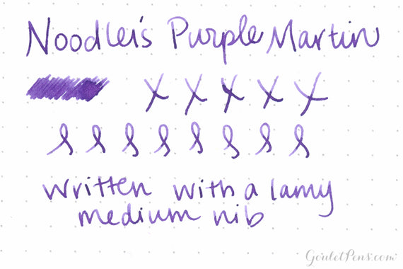 Noodler's Purple Martin - Ink Sample