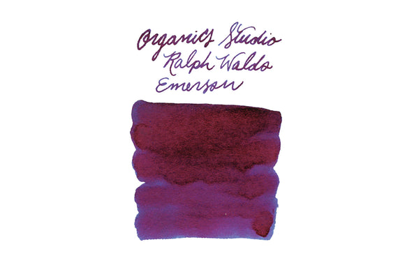 Organics Studio Ralph Waldo Emerson Twilight Blue fountain pen ink