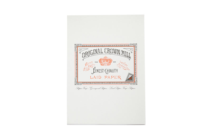 Original Crown Mill Classic Laid A5 Tablet - White