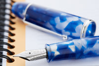 Penlux Masterpiece Grande Fountain Pen - Koi Blue & White