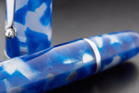 Penlux Masterpiece Grande Fountain Pen - Koi Blue & White