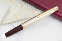 Pilot E95s Fountain Pen - Burgundy/Ivory