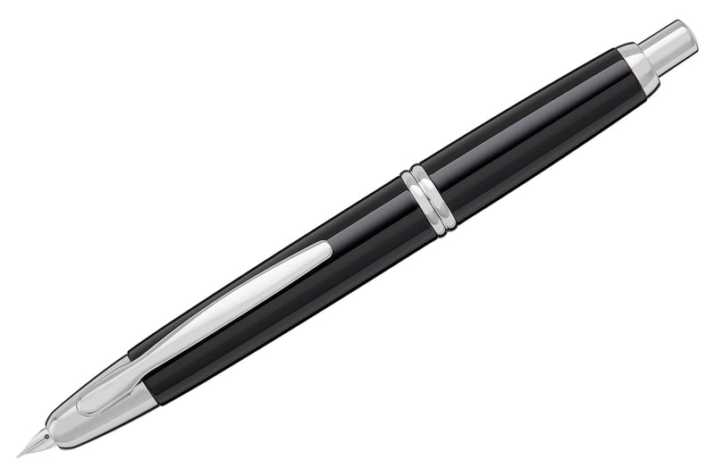 Pilot Vanishing Point Fountain Pen - Black/Rhodium