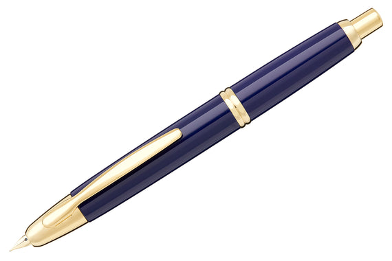 Pilot Vanishing Point Fountain Pen - Blue/Gold