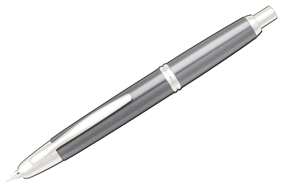 Pilot Vanishing Point Fountain Pen - Gun Metal/Rhodium