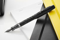 Pineider Homage to Arman Fountain Pen - Black Aluminum (Limited Edition)