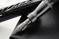 Pineider Homage to Arman Fountain Pen - Black Aluminum (Limited Edition)