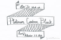 Platinum Carbon Black - 2ml Ink Sample