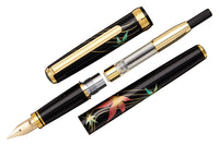 Platinum Kanazawa Leaf Fountain Pen - Changing Autumn Leaves