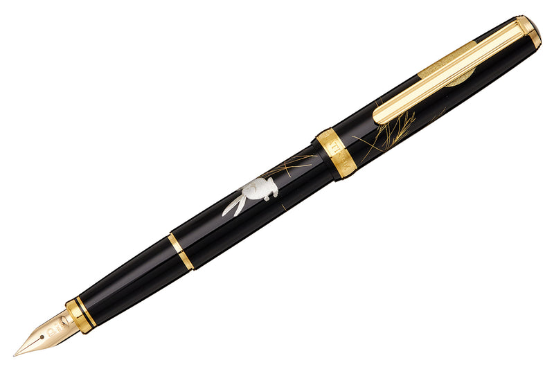 Platinum Kanazawa Leaf Fountain Pen - The Moon and a Rabbit