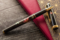 Platinum Kanazawa Leaf Fountain Pen - Changing Autumn Leaves