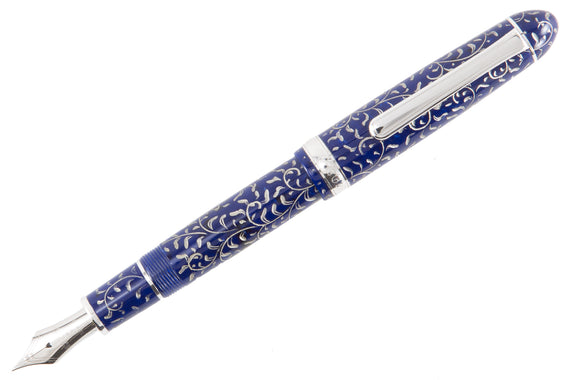 Platinum 3776 Celluloid Fountain Pen - Karakusa Blue