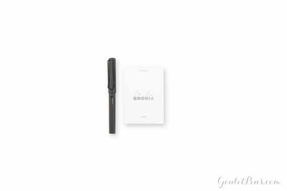 Rhodia No. 11 Notepad - Ice White, Lined (2.91 x 4.13)