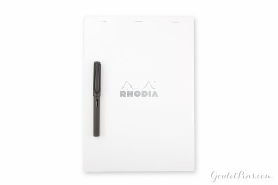 Rhodia No. 18 Notepad - Ice White, Graph (8.27 x 11.69)