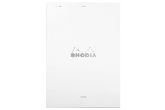 Rhodia No. 18 A4 Notepad - Ice White, Lined