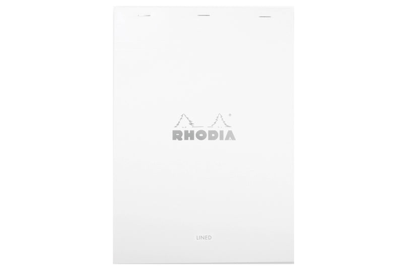 Rhodia No. 18 A4 Notepad - Ice White, Lined