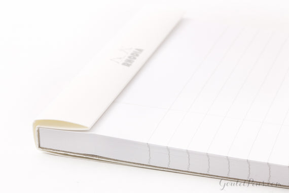 Rhodia No. 18 Notepad - Ice White, Lined (8.27 x 11.69)