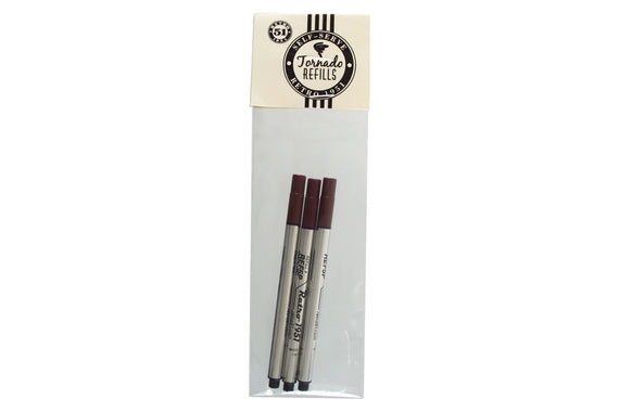 Retro 51 Rollerball Refills - Black, 3 Pack