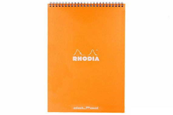 Rhodia No. 18 Top Wirebound A4 Notebook - Orange, Dot Grid