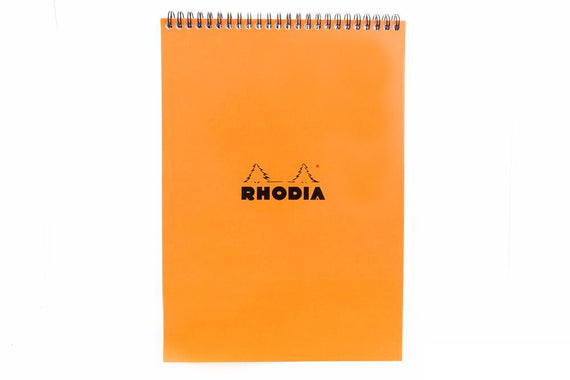 Rhodia No. 18 Top Wirebound A4 Notebook - Orange, Graph