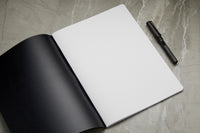 Rhodia Classic Side Staplebound A4 Notebook - Black, Dot Grid