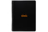 Rhodia Classic Wirebound Notebook - Black, Lined (8.86 x 11.69)