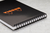 Rhodia No. 16 Top Wirebound A5 Notepad - Black, Lined