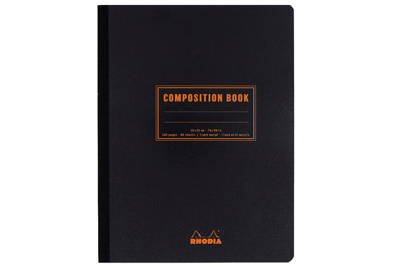 Rhodia Composition Book - Black, Lined