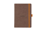 Rhodia Goalbook Dot Grid A5 Hardcover Journal - Chocolate (Ivory Paper)