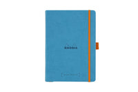 Rhodia Goalbook Dot Grid A5 Hardcover Journal - Turquoise (Ivory Paper)