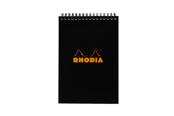 Rhodia No. 16 Top Wirebound A5 Notebook - Black, Lined