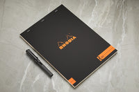 Rhodia No. 18 Premium A4 Notepad - Black, Lined