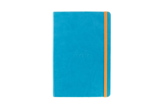 Rhodia Rhodiarama A5 Webnotebook - Turquoise, Lined