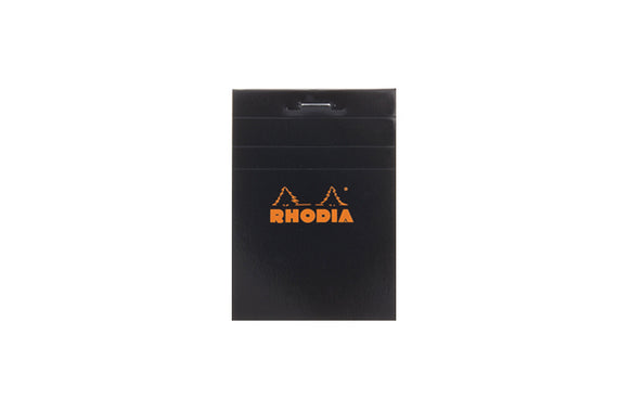 Rhodia No. 11 A7 Notepad - Black, Lined