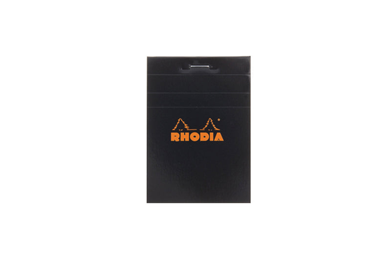 Rhodia No. 11 A7 Notepad - Black, Lined