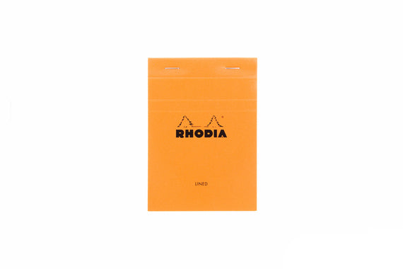 Rhodia No. 13 A6 Notepad - Orange, Lined